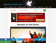 Tablet Screenshot of messiah-of-god.com